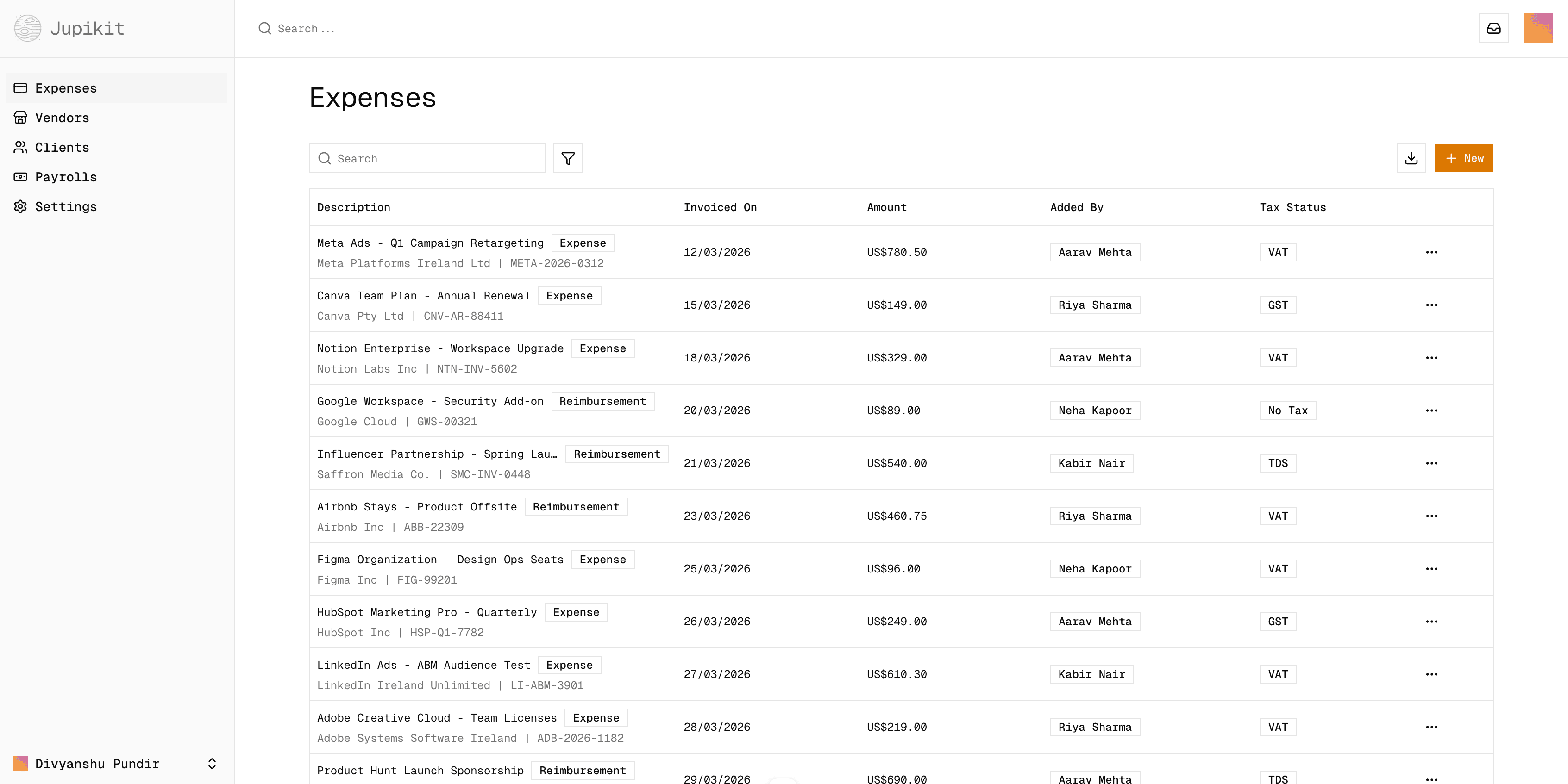 Jupikit financial platform